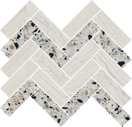 Мозаика T042/SG5268 Монтиони Мозаичный Белый керамогранит 34х35.5 см Kerama Marazzi матовая