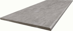 Ступень фронтальная Multistep Concrete Marengo 33x120 керамогранит матовая New Tiles 81008