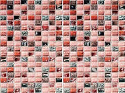 Мозаика стеклянная и стеклянная с камнем