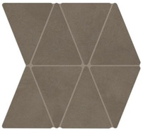 Мозаика Boost Natural Umber Mosaico Rhombus 36,7x33,8 керамогранит матовая, коричневый A7CQ