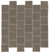 Мозаика Boost Natural Umber Mosaico Tumbled 31x31 керамогранит матовая, коричневый A7CI