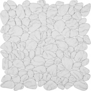 Мозаика AGPBL-WHITE стекло 28.5х28.5 см матовая, белый