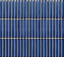 Мозаика R-351 керамика глянцевая 28.2х30.8 см NSmosaic Rustic Series чип 12х92 мм, синий