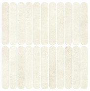 Мозаика Boost Expression Glow Mosaico Ellipse 37x37,8 керамогранит Atlas Concorde Italy матовая, белый AYY8
