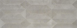 Настенная плитка Talo grey br rect. Shapes Keratile 33.3x90 глянцевая, рельефная (структурированная) керамическая