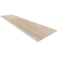 Ступень фронтальная SF02 30x120x10 Неполированная (с насечками) керамогранит 69406