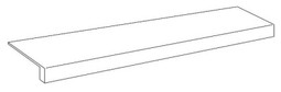 Ступень фронтальная Rinascente Pearl Scal. Front./Ринашенте Перл 33x120 керамогранит матовая 620070802246