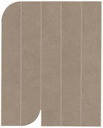 Мозаика Boost Natural Ecru Mosaico Piano 40.5х50 см керамика Atlas Concorde Italy матовая, коричневый AHHG