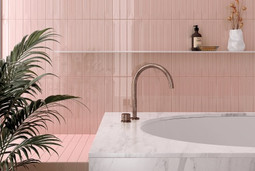 Настенная плитка Vitral Axis Pink 5x40 Equipe глянцевая керамическая 31151