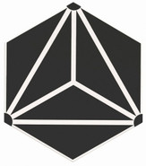 Керамогранит Osaka Black 28,5x33 Realonda матовый универсальный