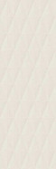 Настенная плитка Eclettica Cream Struttura Diamond 3D M1A9 40x120 керамическая