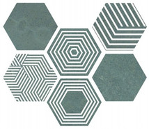 Керамогранит Turquoise 23,2x26,7 универсальный матовый