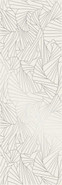 Декор Ray Silver Inserto Paradyz Ceramika 25x75 матовая керамический 5900144059764