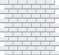 Декор 191/001T Турнон Белый Мозаичный матовый 32x30x0,9 Kerama Marazzi керамический