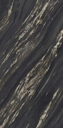 Керамогранит Ultra Marmi Topical Black Lucidato Shiny (LS) 150x75 Ariostea полированный универсальный G001472
