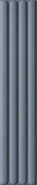 Настенная плитка Plinto Out Blue Matt 10.7х54.2 DNA Tiles матовая, рельефная (структурированная) керамическая 78803298