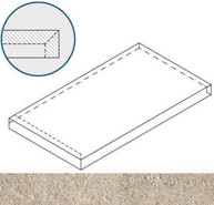 Ступень угловая Дезерт X2 33x60 лев Desert X2 scal.33x60 Ang.Sx керамогранит