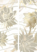 Декор Calacatta Oro Floris (2 Шт) - 48.4x70 глянцевый керамический