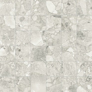 Мозаика Брера Уайт керамогранит 30х30 см матовая, серый 610110001097