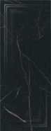 Настенная плитка 7201 Алькала Черный Панель 20x50 Kerama Marazzi глянцевая керамическая