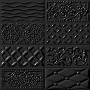 Настенная плитка Raspail Negro керамическая