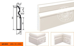 Молдинги цокольные
