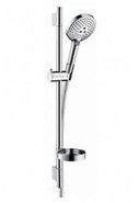 Душевой набор 120 3jet Hansgrohe Raindance Select S, со штангой 65 см и мыльницей, хром