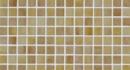 Мозаика Ezarri 2576-B Safe стекло 31.3х49.5 см матовая, антислип чип 25х25 мм, коричневый