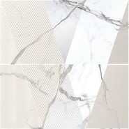 Панно 63x63 Arabescato Bianco керамическое