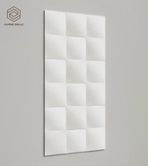 Стеновая декоративная панель Geometrium ECOGR0207W Alpine Walls под покраску 1200х600х25 мм