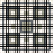 Мозаика Memoria Ombra MEMOI08 керамика 30х30 см Appiani матовая чип 12х12 мм, бежевый, зеленый, серый