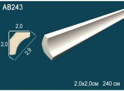 Перфект Карниз потолочный гладкий AB243F