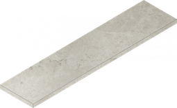 Ступень угловая Метрополис Абсолют Сильвер Левая 33x120 керамогранит матовая 620070002190