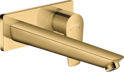 Смеситель Hansgrohe Talis E для раковины настенный (внешняя часть), золото