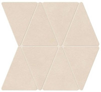 Мозаика Boost Natural Kaolin Mosaico Rhombus 36,7x33,8 керамогранит матовая, бежевый A7CN