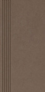 Ступень фронтальная Intero Brown Stopnica Prosta Nacinana Mat. 29,8x59,8 керамогранит матовая 5900144071575