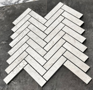 Мозаика Golden Silk Арт. Riverstone Light Herringbone Mosaic керамогранит 30х30 см матовая серый