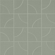 Мозаика Aplomb Lichen Mosaico Arch 32x32 керамика матовая, зеленый A6SN