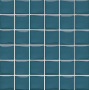 Настенная плитка 21043 Анвер Зеленый Темный Мозаичная 30.1x30.1 Kerama Marazzi матовая керамическая