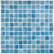 Мозаика Atlantis Sky стекло 31.5х31.5 см Bonaparte глянцевая чип 24х24 мм, голубой