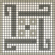 Мозаика Memoria Luce MEMOA02 керамика 30х30 см Appiani матовая чип 12х12 мм, бежевый, белый, серый