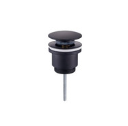Донный клапан для раковины универсальный HF1083 MB с механизмом Click Clack матовый черный С0005318