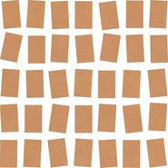 Мозаика 41ZERO42 Mosaic Boogie Terra 30x30 керамогранит матовая, коричневый 4101233