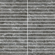 Мозаика Italon Magma Graphite Mosaico Strip керамогранит 30х30 см матовая, серый 610110001366