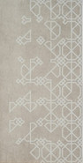 Декор Sartoria Geometria A Bianco 50x100 Petracer`s матовый керамический SA G A BIANCO