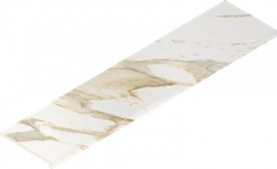 Ступень фронтальная Stellaris Calacatta Gold Scalino 33x120 Frontale керамогранит матовая Italon 620070002592