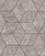 Мозаика Marvel Grey Fleury Mos. Esagono Lapp. керамогранит 30х35 см лаппатированная, серый, бежевый