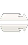 Плинтус Marvel Statuario Supremo Battisc. Sag Dx (A43Z) 7,2x30 матовый керамогранит