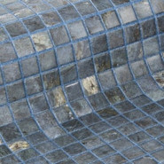 Мозаика Ezarri Dolerite 50 Safe стекло 36.5х36.5 см матовая, антислип чип 50х50 мм, серый