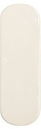 Настенная плитка Calema Oval White Gloss 5.2х16 DNA Tiles глянцевая керамическая 00000086153